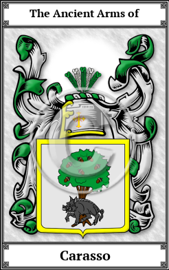 Carasso Family Crest Download (JPG) Book Plated - 600 DPI