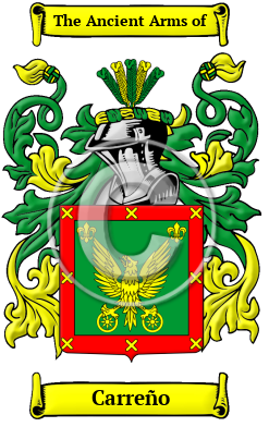 Carreño Family Crest Download (JPG) Heritage Series - 300 DPI