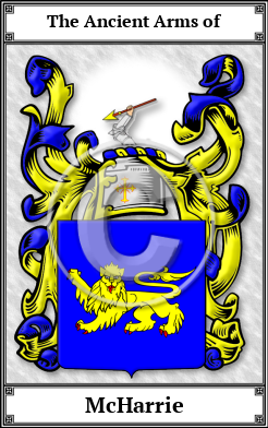 McHarrie Family Crest Download (JPG) Book Plated - 600 DPI