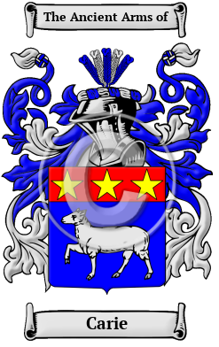 Carie Family Crest Download (JPG) Heritage Series - 600 DPI