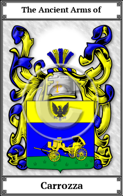 Carrozza Family Crest Download (JPG)  Book Plated - 150 DPI
