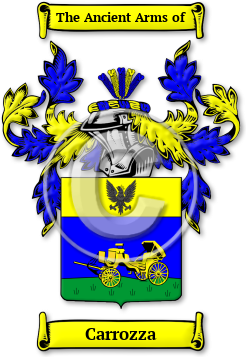 Carrozza Family Crest Download (jpg) Legacy Series - 150 DPI
