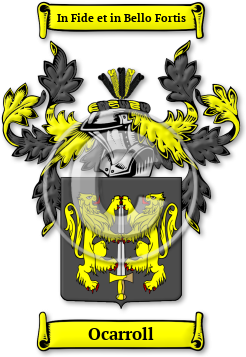 Ocarroll Family Crest Download (JPG) Legacy Series - 600 DPI