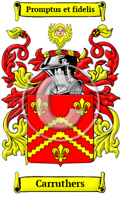 Carruthers Family Crest Download (JPG) Heritage Series - 600 DPI