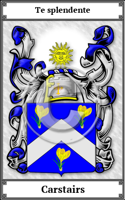 Carstairs Family Crest Download (JPG)  Book Plated - 150 DPI
