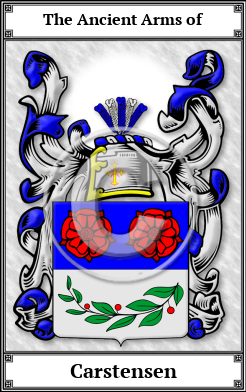 Carstensen Family Crest Download (JPG)  Book Plated - 150 DPI