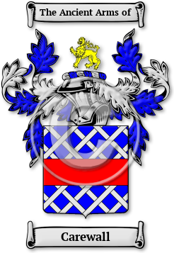 Carewall Family Crest Download (jpg) Legacy Series - 150 DPI