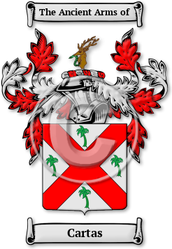 Cartas Family Crest Download (jpg) Legacy Series - 150 DPI