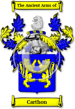Carthon Family Crest Download (jpg) Legacy Series - 150 DPI