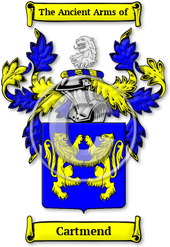 Cartmend Family Crest Download (jpg) Legacy Series - 150 DPI
