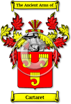 Cartaret Family Crest Download (jpg) Legacy Series - 150 DPI