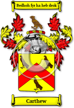 Carthew Family Crest Download (JPG) Legacy Series - 600 DPI