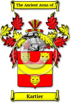 Kartier Family Crest Download (jpg) Legacy Series - 150 DPI