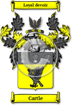 Cartle Family Crest Download (JPG) Legacy Series - 600 DPI
