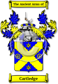 Cartledge Family Crest Download (jpg) Legacy Series - 150 DPI