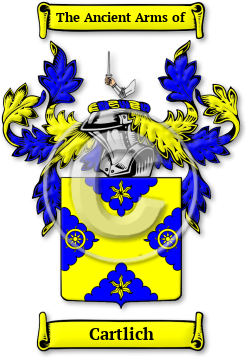 Cartlich Family Crest Download (jpg) Legacy Series - 150 DPI