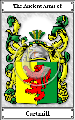 Cartmill Family Crest Download (JPG)  Book Plated - 150 DPI