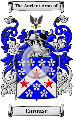 Carouse Family Crest Download (JPG) Heritage Series - 600 DPI