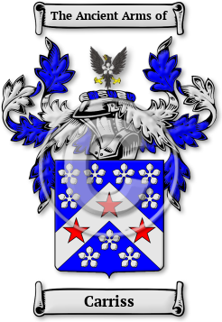 Carriss Family Crest Download (JPG) Legacy Series - 600 DPI