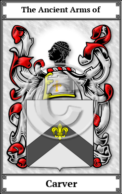 Carver Family Crest Download (JPG) Book Plated - 600 DPI