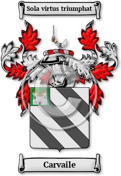 Carvaile Family Crest Download (jpg) Legacy Series - 150 DPI