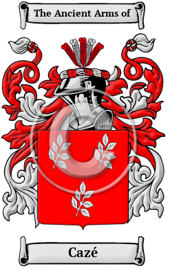 Cazé Family Crest Download (JPG) Heritage Series - 300 DPI