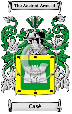 Casè Family Crest Download (JPG) Heritage Series - 300 DPI