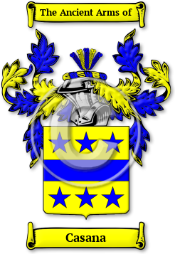 Casana Family Crest Download (jpg) Legacy Series - 150 DPI