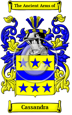 Cassandra Family Crest Download (JPG) Heritage Series - 600 DPI