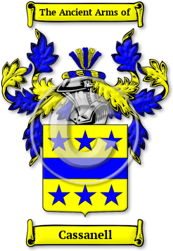 Cassanell Family Crest Download (JPG) Legacy Series - 600 DPI