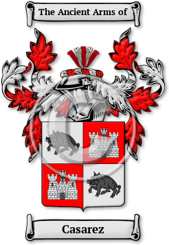 Casarez Family Crest Download (jpg) Legacy Series - 150 DPI