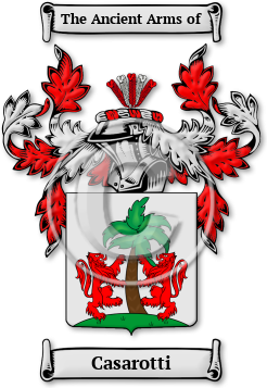 Casarotti Family Crest Download (jpg) Legacy Series - 150 DPI