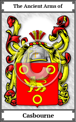 Casbourne Family Crest Download (JPG)  Book Plated - 150 DPI