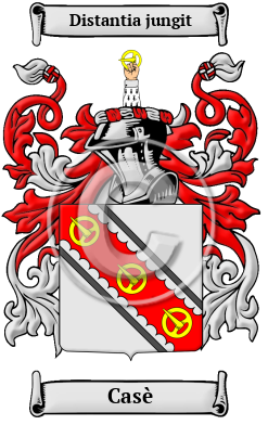 Casè Family Crest Download (JPG) Heritage Series - 300 DPI