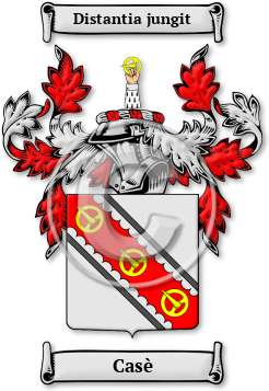 Casè Family Crest Download (jpg) Legacy Series - 150 DPI