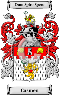 Casmen Family Crest/Coat of Arms