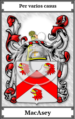 MacAsey Family Crest Download (JPG) Book Plated - 600 DPI