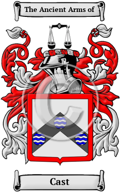 Cast Family Crest Download (JPG) Heritage Series - 600 DPI