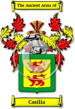 Casilia Family Crest Download (jpg) Legacy Series - 150 DPI