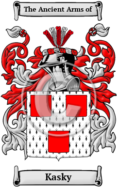 Kasky Family Crest Download (JPG) Heritage Series - 600 DPI
