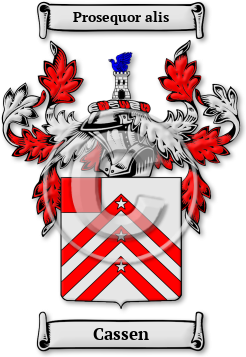 Cassen Family Crest Download (jpg) Legacy Series - 150 DPI