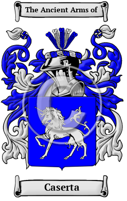 Caserta Family Crest/Coat of Arms