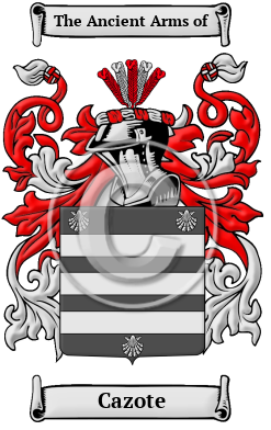 Cazote Family Crest/Coat of Arms
