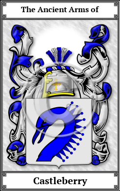 Castleberry Family Crest Download (JPG) Book Plated - 600 DPI