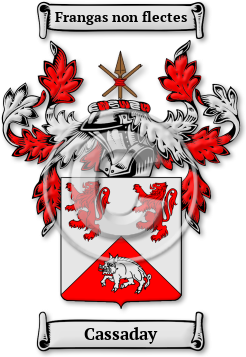 Cassaday Family Crest Download (jpg) Legacy Series - 150 DPI