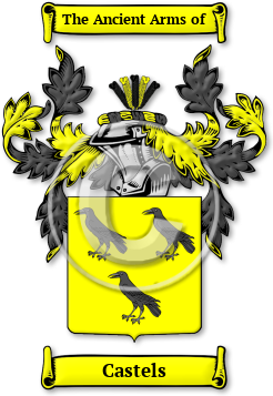 Castels Family Crest Download (jpg) Legacy Series - 150 DPI
