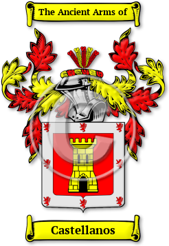 Castellanos Family Crest Download (jpg) Legacy Series - 150 DPI