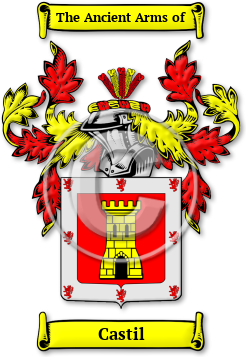 Castil Family Crest Download (JPG) Legacy Series - 600 DPI