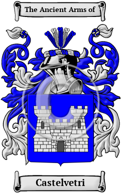 Castelvetri Family Crest Download (JPG) Heritage Series - 300 DPI