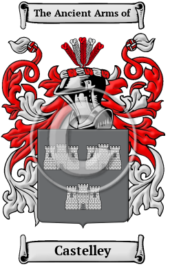Castelley Family Crest/Coat of Arms